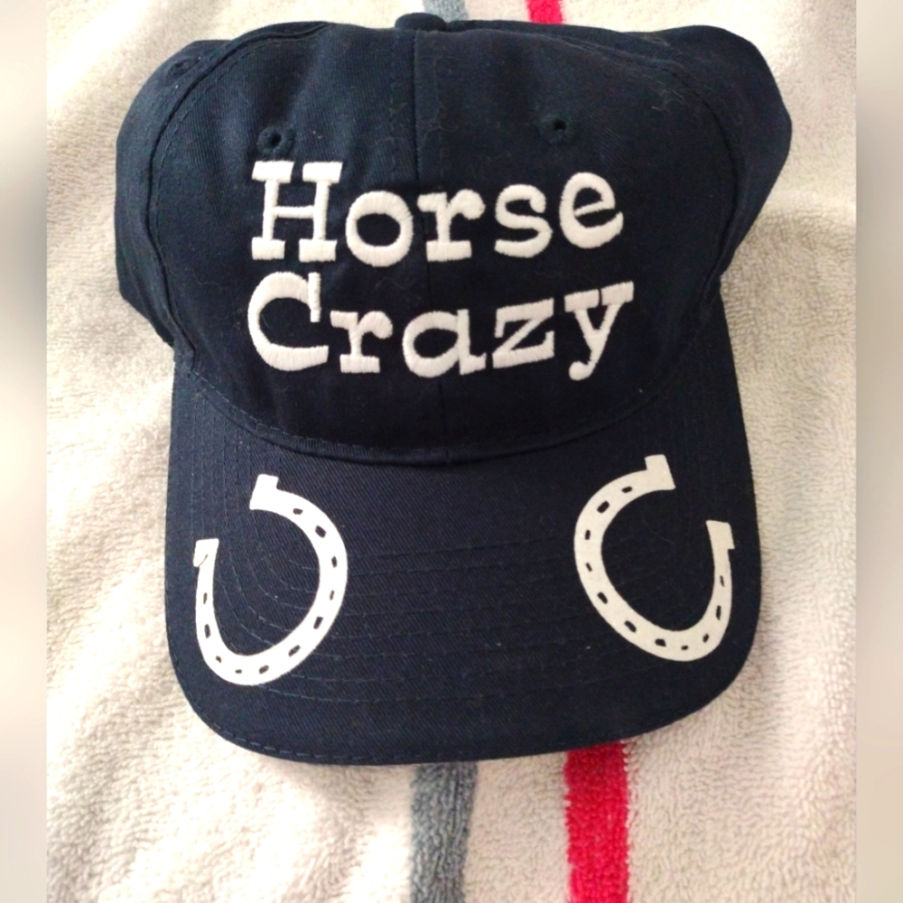 Cap NWOT Port And Company OSFA "HORSE CRAZY"